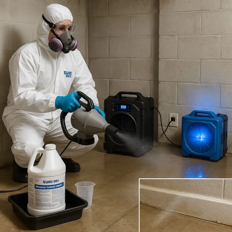 Sanitization and Odor Removal process in Birmingham, MI